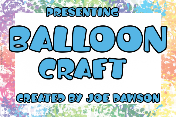 Balloon Craft: A Playful Display Font for Digital Design