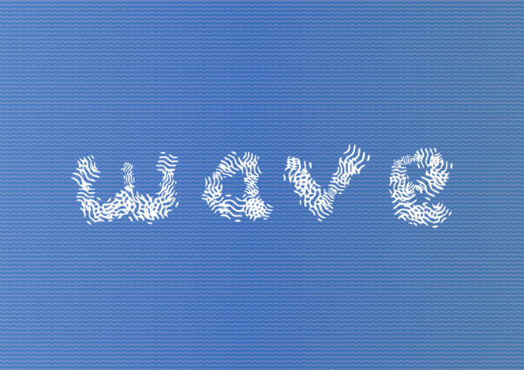 Blue Wave: A Dynamic Display Font for Creative Branding