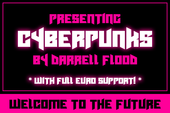 Cyberpunks Font for Handmade Creations
