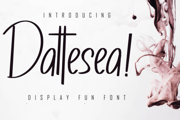 Dattesea: A Display Font for Creative Crafters and Product Makers
