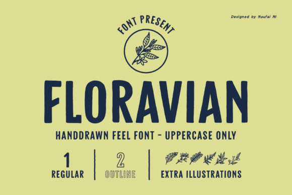 Floravian: A Display Font for Bold Brand Statements