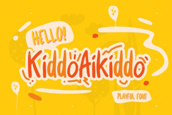 Kiddo Aikiddo Display Font for Web Design