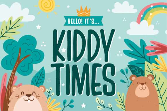 Kiddy Times: A Versatile Display Font for Digital Design