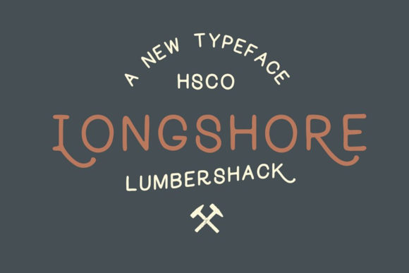 Longshore: A Friendly Display Font for Creative Branding