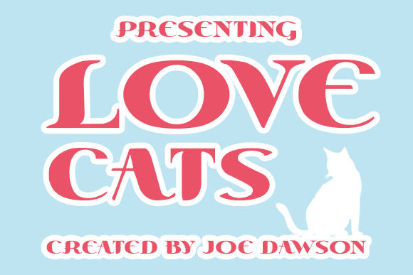 Love Cats Font for Business Branding