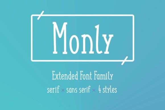 Monly: A Display Font for Bold Brand Statements