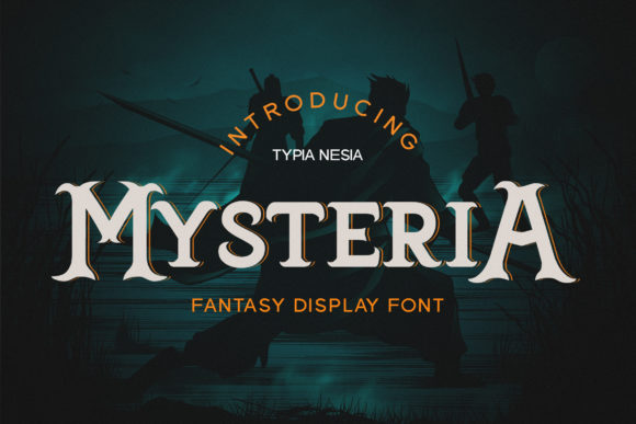 Mysteria Font for Editorial Design and Creative Projects