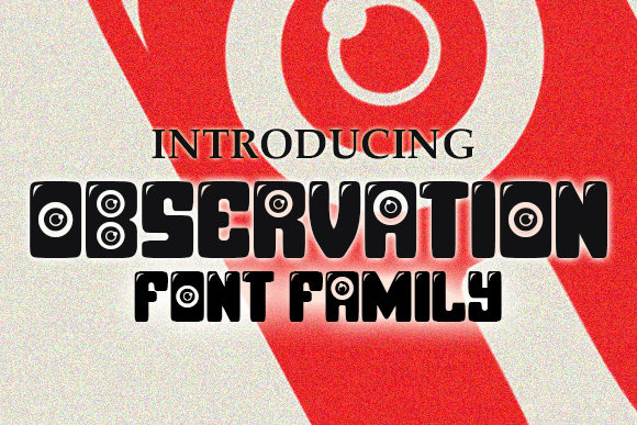 Observation: A Vibrant Display Font for Creative Crafters