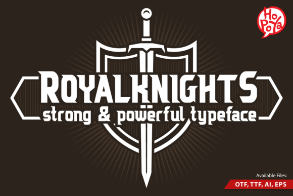 Royal Knights Font for Editorial Design