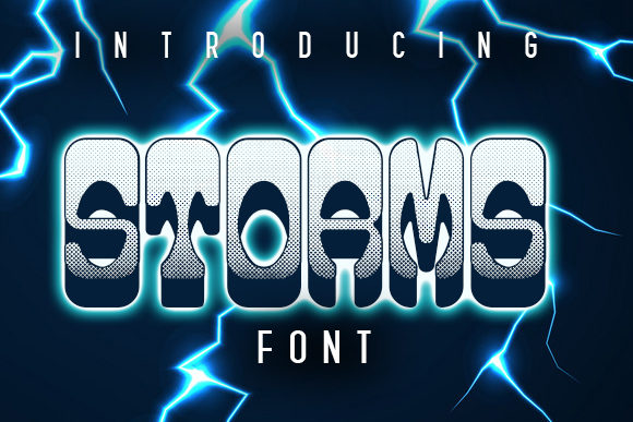 Storms: A Bold Display Font for Editorial Design