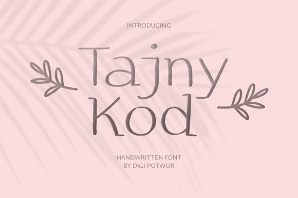 Tajny Kod: A Font That Adds Magic to Every Project