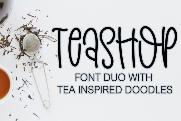 Teashop Font for Branding Projects