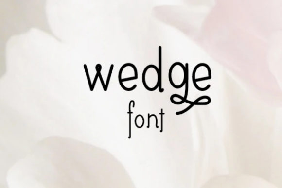 Wedge Font for Web Design