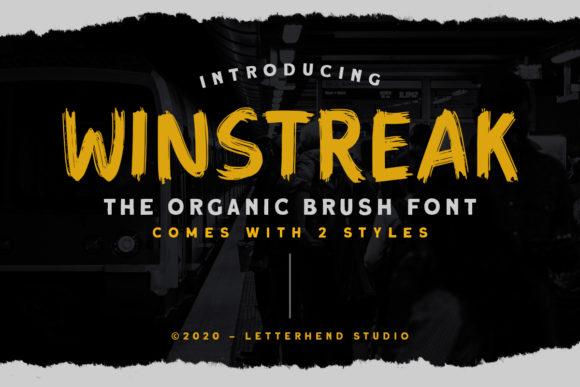Winstreak: A Bold Display Font for Eye-Catching Branding